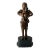 Victorian Style Bronze Butler Monkey Candle Holder For Sale