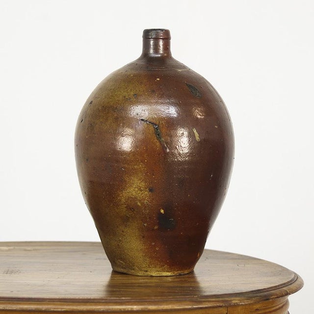19th Century German Earthenware Jug or Vase For Sale - Image 4 of 11