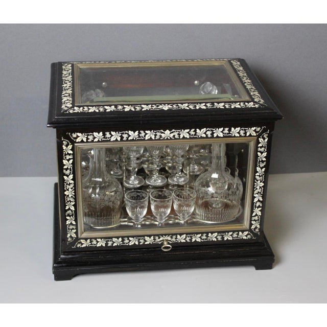 Napoleon III Liqueur Cellar with Grape Bunches, 1800s For Sale - Image 14 of 16
