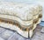 Textile Custom Designer French Ottoman Coffee Table Sculptural Huge For Sale - Image 7 of 12