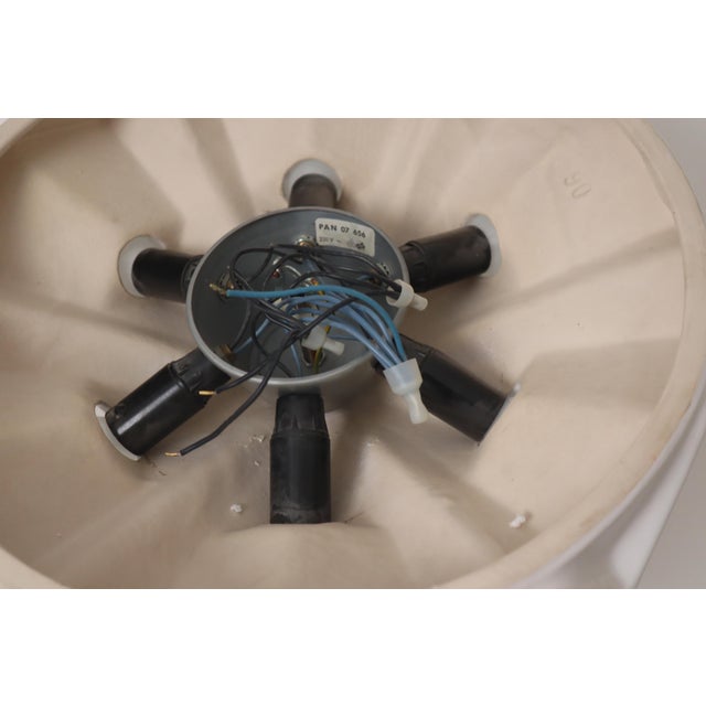 Star Wall Lamp in White and Gold Ceramic from Pan Keramik, Germany, 1970s For Sale - Image 6 of 17