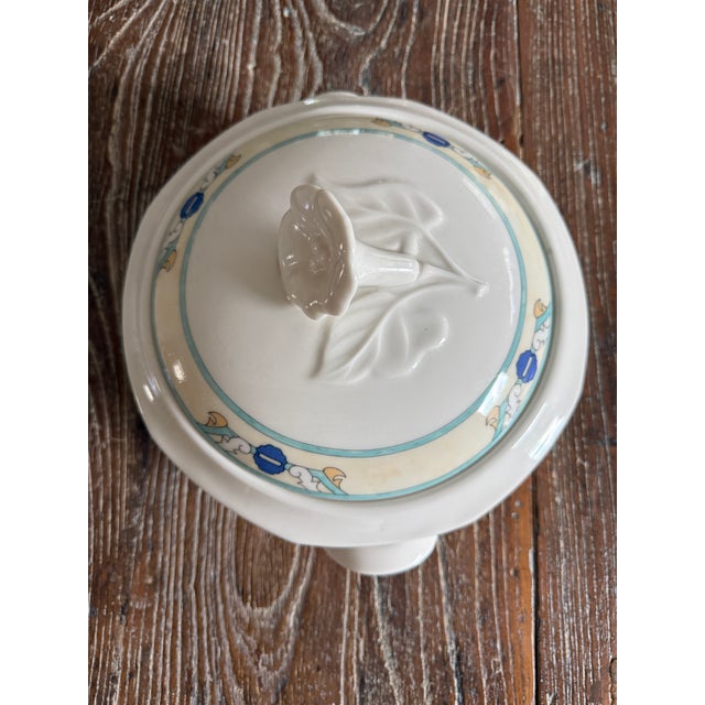 Villeroy & Boch 1990s Villeroy Boch Castellina Covered Casserole Dish Citta Campagna Floral Fruit Tureen For Sale - Image 4 of 9