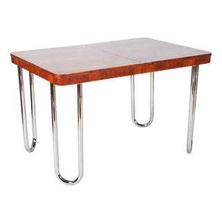 Bauhaus Foling Table in Oak by J. Halabala for Up Zavody, 1930s For Sale