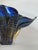 Sculptural Cobalt Blue Art Glass Centerpiece Bowl from Egermann, 1980s For Sale - Image 10 of 18