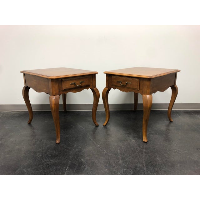 Ethan Allen French Country End Side Tables Pair Chairish