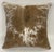 2020s Reversible 18” X 18” Premium Brazilian Speckled Cowhide Pillow Cover – Short Hair - Handcrafted by Pablo Sota Designs For Sale - Image 5 of 11