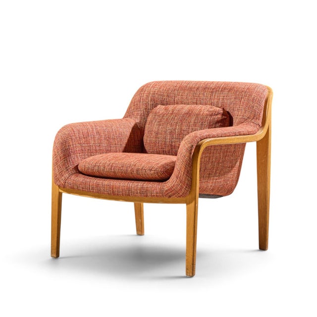 Bill Stephens for Knoll Model 1315 Mid Century Bentwood Lounge Chairs - Pair For Sale In Chicago - Image 6 of 12