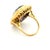 Vintage Italian Jumbo Amethyst Cocktail Ring in 14k Gold, 20 Carats, Size 7.75 For Sale In Miami - Image 6 of 13