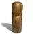 1940s Americana Folk Art Carved Barbershop Bust For Sale - Image 5 of 6