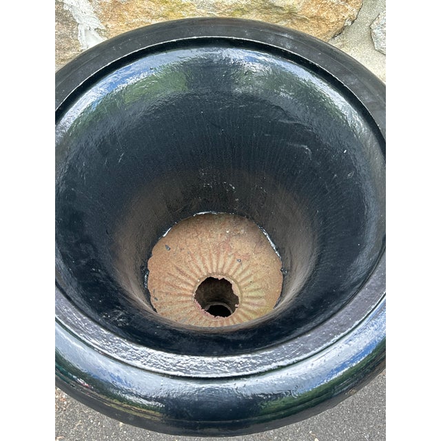 Late 20th Century Cast Iron Haddo House Urn in the Style of William Adam of Scotland For Sale - Image 9 of 14