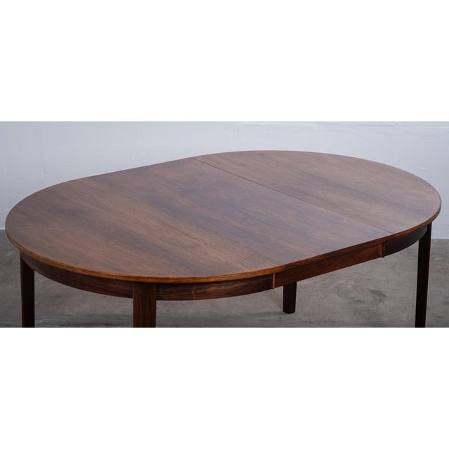 Wood Danish Mid-Century Rosewood Dining Table, 1960s For Sale - Image 7 of 16