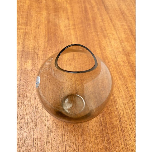 Mid-Century German Fischmaul Glass Vase from Hirschberg, 1960s For Sale - Image 10 of 14