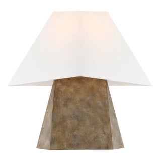 Kelly Wearstler By Visual Comfort Studio Herrero Medium Table Lamp in Antique Gild For Sale