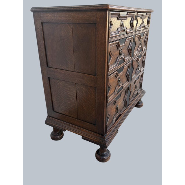 Jacobean A Jacobean Style Chest of Drawers / Dresser For Sale - Image 3 of 6