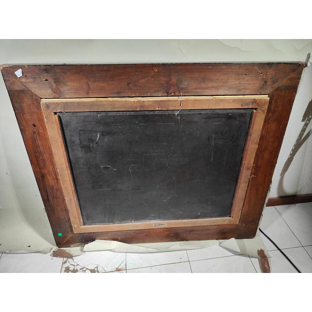 North American Artist, Figures, 1750, Oil on Copper For Sale - Image 14 of 18