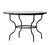 Moroccan Matthew Izzo Home Zellige Vanilla Tile and Iron Base 48" Round Dining Table For Sale - Image 3 of 3