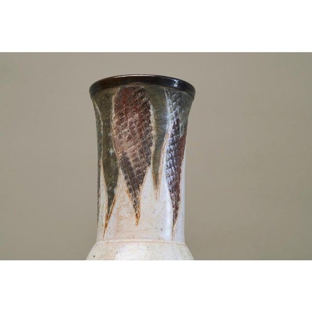 Studio Pottery Vase by Jean Guyaux, Belgium, 1960s For Sale - Image 3 of 14