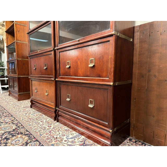 English Bookcases from Globe Wernicke, Set of 2 For Sale - Image 11 of 18