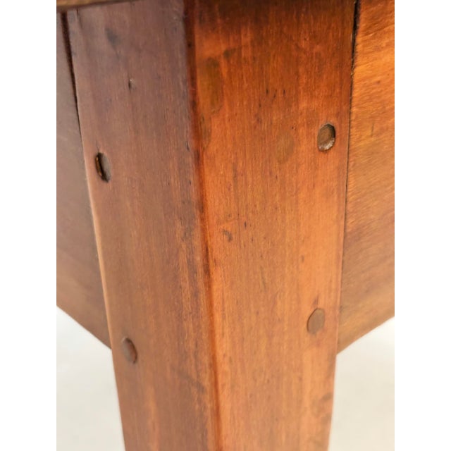 Early American Country Pine Two-Piece Plantation Desk Secretary, Circa 1830–1850 For Sale - Image 10 of 18