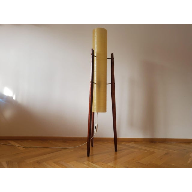 Brown Mid-Century Rocket Floor Lamp, 1960s For Sale - Image 8 of 17