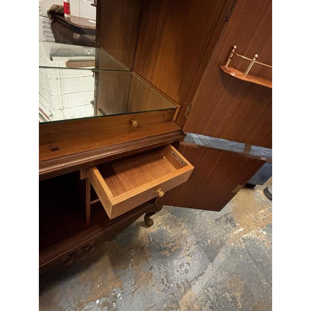 Cocktail Cabinet in Burr Walnut For Sale - Image 12 of 18