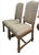 Pair of Ethan Allen Upholstered Dining Chairs in Neutral Woven Fabric Description: Bring timeless Ethan Allen...