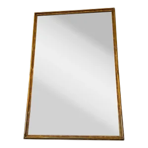 Elegant Rectangular Lemon Gilt Antique Mirror