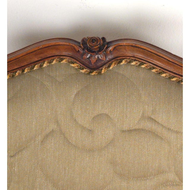 Italian Fruitwood Bergère, Circa 1970 For Sale - Image 12 of 15