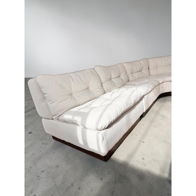 Modular Sofa in Ecru Bouclé Linen from Saporiti Italia, 1970 For Sale - Image 6 of 14
