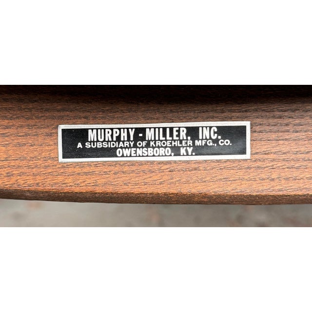 Mid 20th Century Vintage Leather Chairs by Murphy Miller for Kroehler Furniture- Set of 2 For Sale - Image 5 of 12