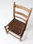 Early 20th Century Antique Rustic Splint Weave Seat Chair For Sale - Image 5 of 10
