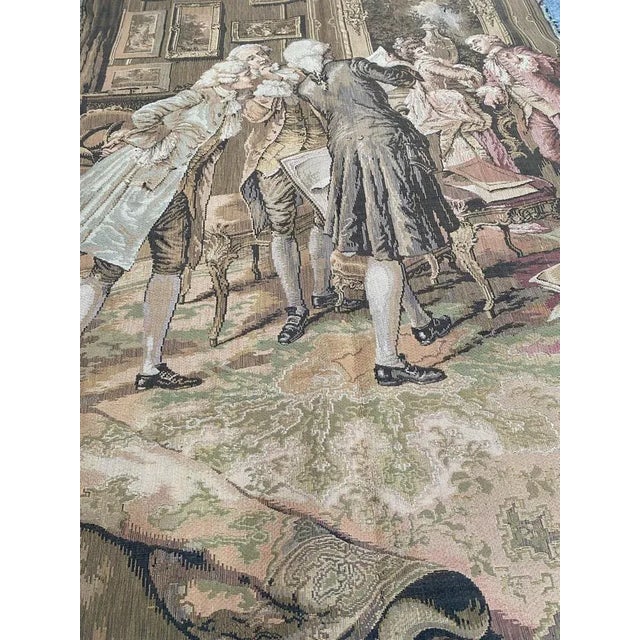Antique French Jaquar Tapestry For Sale - Image 18 of 18