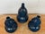Wood Martino Interiors Double Gourd Ceramic Vases, Set of Three For Sale - Image 7 of 12