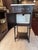 19th Century French Louis XVI Walnut Nightstand With Marble Top & Porcelain-Lined Cabinet For Sale - Image 4 of 5