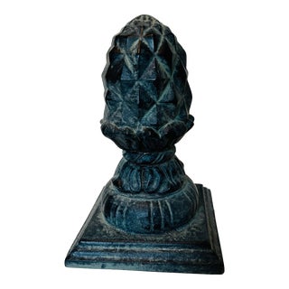 Vintage Heavy Cast Iron Virginia Metal Crafters Pinecone Finial For Sale