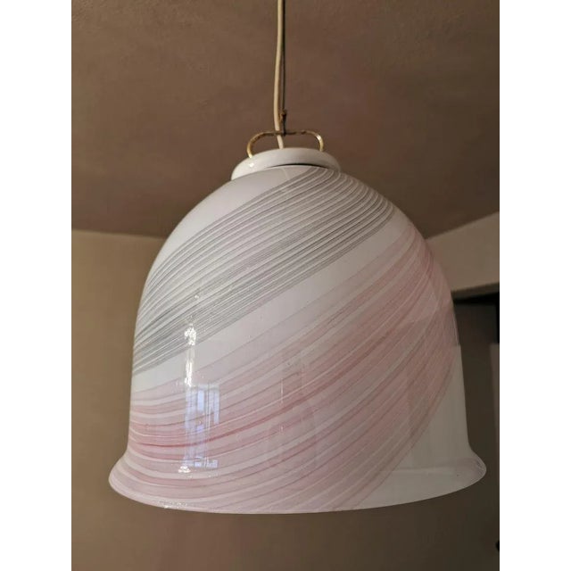 Mid-Century Modern Murano Colored Glass Pendant Lamp, Italy, 1970s For Sale - Image 3 of 13