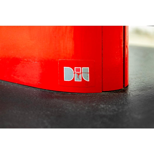 Metal Vintage Halogen and Neon Cast Aluminum Lamp, 1970s For Sale - Image 7 of 9