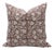 Fabdivine Indian Block Print Cushion Cover 20x20 Inch Duck Canvas-Manikarnika For Sale