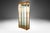 1970s Vintage Mid-Century Hollywood Regency Brass Glass Lighted Curio Cabinet Vitrine For Sale - Image 5 of 18