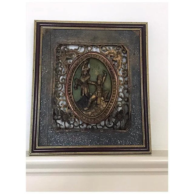 Early 20th Century Early 20th Century Chinese Bas-Relief of Manchurian Warriors For Sale - Image 5 of 7