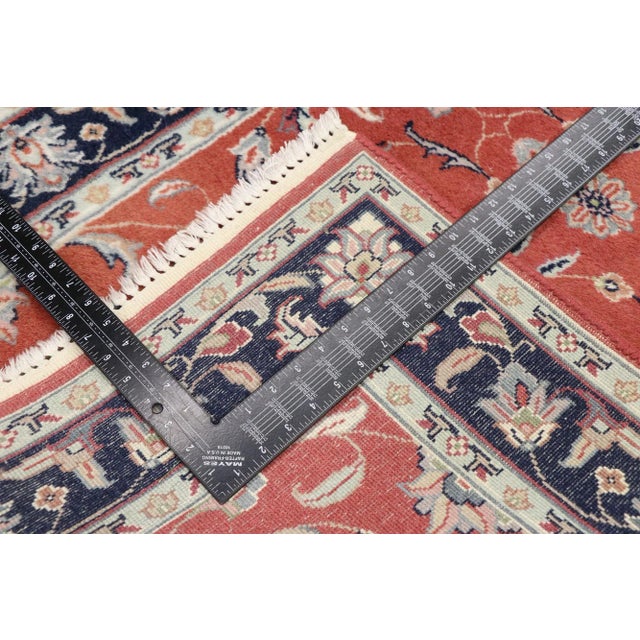 Mid 20th Century Vintage Indian Persian Style Rug, 03'01 X 05'00 For Sale - Image 5 of 9