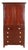 Armoire Dresser, Federal Mahogany, Vintage by Baker Furniture For Sale