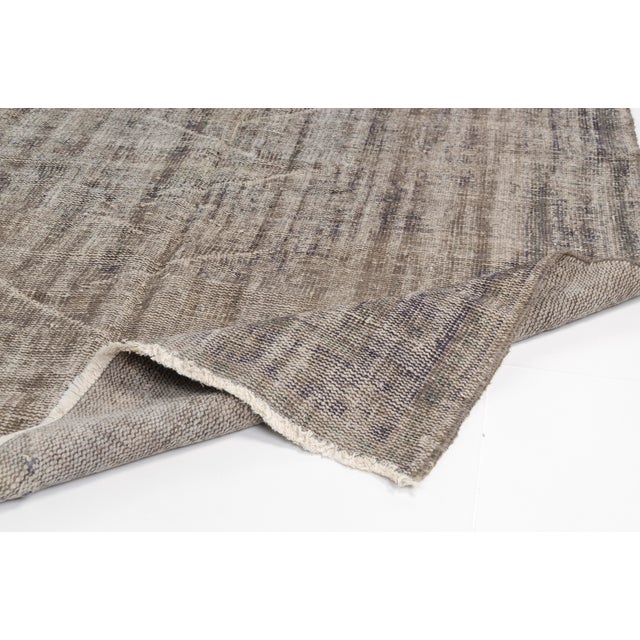 Gray 1960s Turkish Handwoven Anatolian Rug For Sale - Image 8 of 10