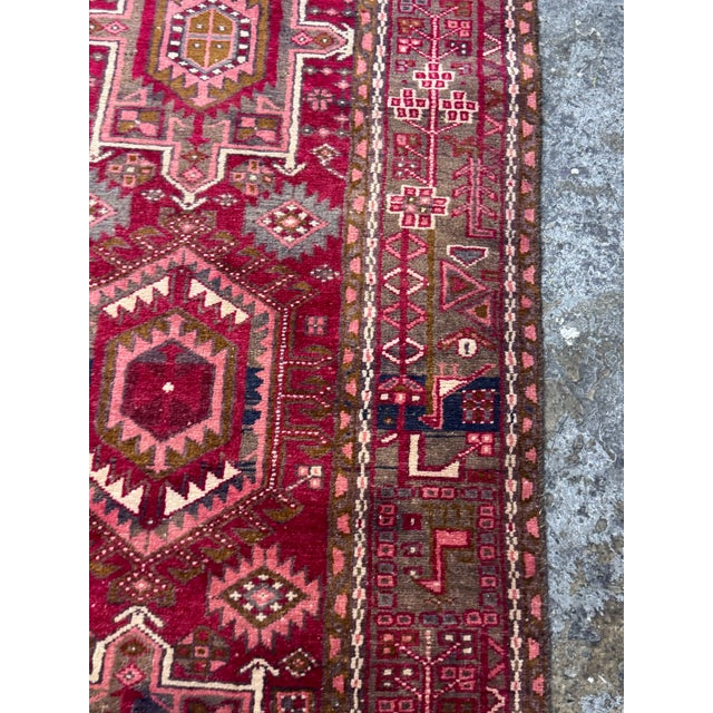 Persian 3ft 4in × 13ft 10in Wool Persian Runner For Sale - Image 3 of 12