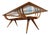 Coffee Table in Caviuna Wood & Glass, Giuseppe Scapinelli, 1950s For Sale