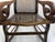 Wood Antique Late 19th Century Cane-Back Rocking Chair With Carved Scroll Arms For Sale - Image 7 of 12