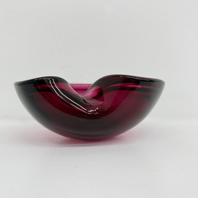 Pink Sommerso Murano Glass Bowls, 1970s, Set of 3 For Sale - Image 6 of 18