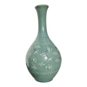 Korean Celadon Bottle Vase