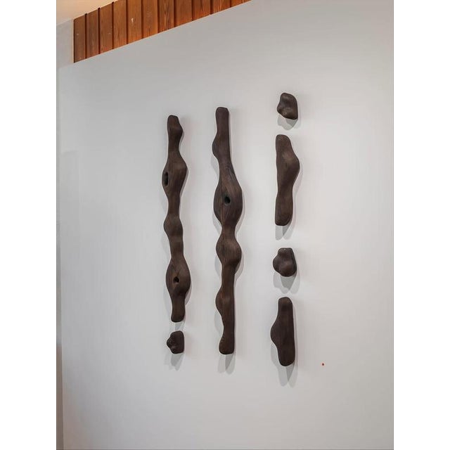 Cortex 8 American Walnut Sculpture by Camille De Prêtre For Sale - Image 4 of 6