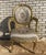 Gold Leaf Empire Style Gold Leaf Armchair/Setee For Sale In New York - Image 6 of 6